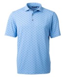 Cutter & Buck Men's Virtue Epic Pique Tile Print Polo LWMCK01170