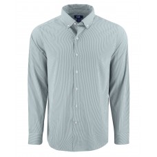 Cutter & Buck Skyline Men's Pinstripe Long Sleeve Dress Shirt LWMCW00237 Cutter & Buck Skyline Men's Pinstripe Long Sleeve Dress Shirt LWMCW00237