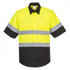 Short Sleeve High Visibility Button-Down LWEO67