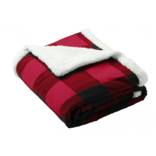 Port Authority Flannel Sherpa Blanket LWBP43 Port Authority Flannel Sherpa Blanket LWBP43