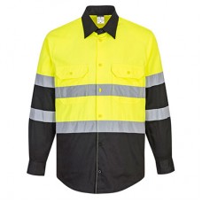 Hi-Vis Contrast Long Sleeve Shirt LWE066