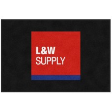 Double Door Logo Floor Mats 4'x6' (Indoor - carpet) LWMATDBL