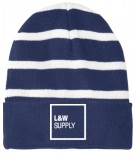 Sport-Tek Striped Beanie with Solid Band WBLWSTC31 Sport-Tek Striped Beanie with Solid Band WBLWSTC31