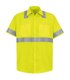 Short Sleeve High Visibility Button-Down LWSS24HV