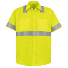 Short Sleeve High Visibility Button-Down LWSS24HV