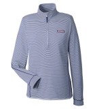 Vineyard Vines Ladies Microstripe Sankaty 1/2-Zip Pullover LWK002521