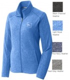 Ladies Port Authority Heather Microfleece Full-Zip Jacket LWL235