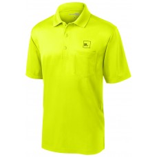 Safety Yellow, Snag Proof Pocket Polo