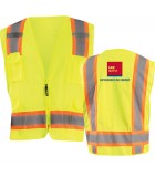 Hi-Viz, Class 2, Two Tone Surveryor Mesh Vest LWVEST2T