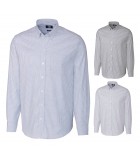 Cutter & Buck Men's Oxford Stripe L/S Button Down MCW00141