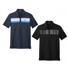 TravisMathew Cabana Chest Stripe Polo TM1MU416-Left Slve Logo Location