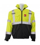 Water Proof, Premium, Hiviz Waterproof Bomber Jacket LWHVZJKT4