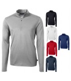 Cutter & Buck Mens Eco Pique 1/4 Zip Pullover MCK01187