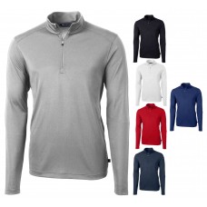 Cutter & Buck Mens Eco Pique 1/4 Zip Pullover MCK01187